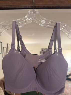 Le Mystère Lilac Full Coverage Nursing Bra 34 DD/E